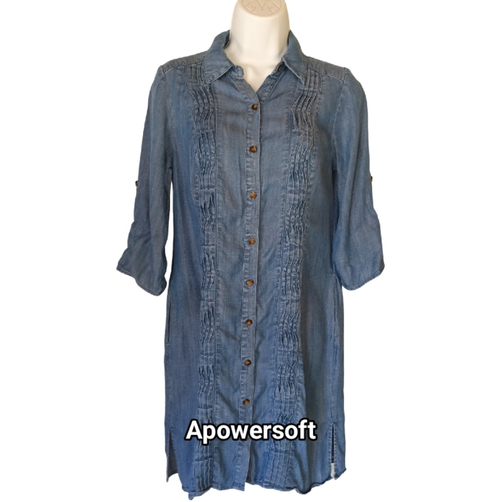 Chambray Tunic Dress